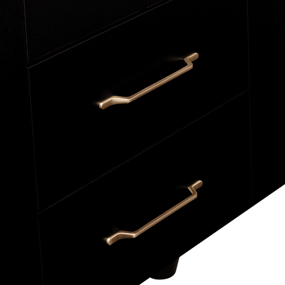 Closet Golden, Wengue, Variedad de Entrepaños y Seis Puertas Abatibles