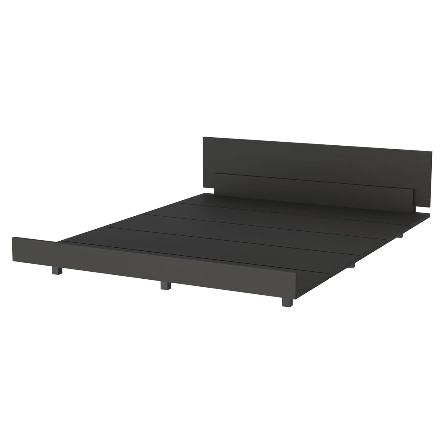 Base De Cama Dos Plazas, FM Furniture 001N, Negro