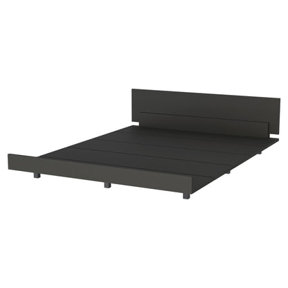 Base De Cama Dos Plazas, FM Furniture 001N, Negro