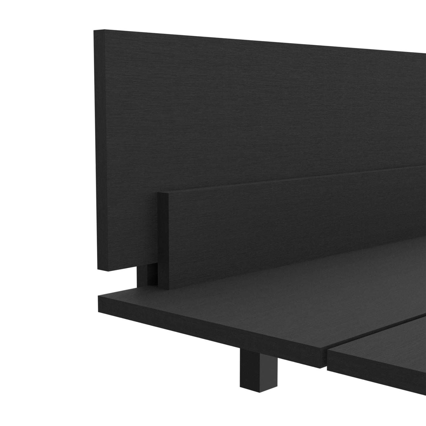 Base De Cama Dos Plazas, FM Furniture 001N, Negro