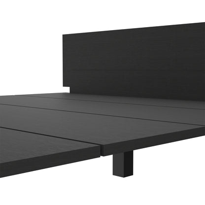 Base De Cama Dos Plazas, FM Furniture 001N, Negro