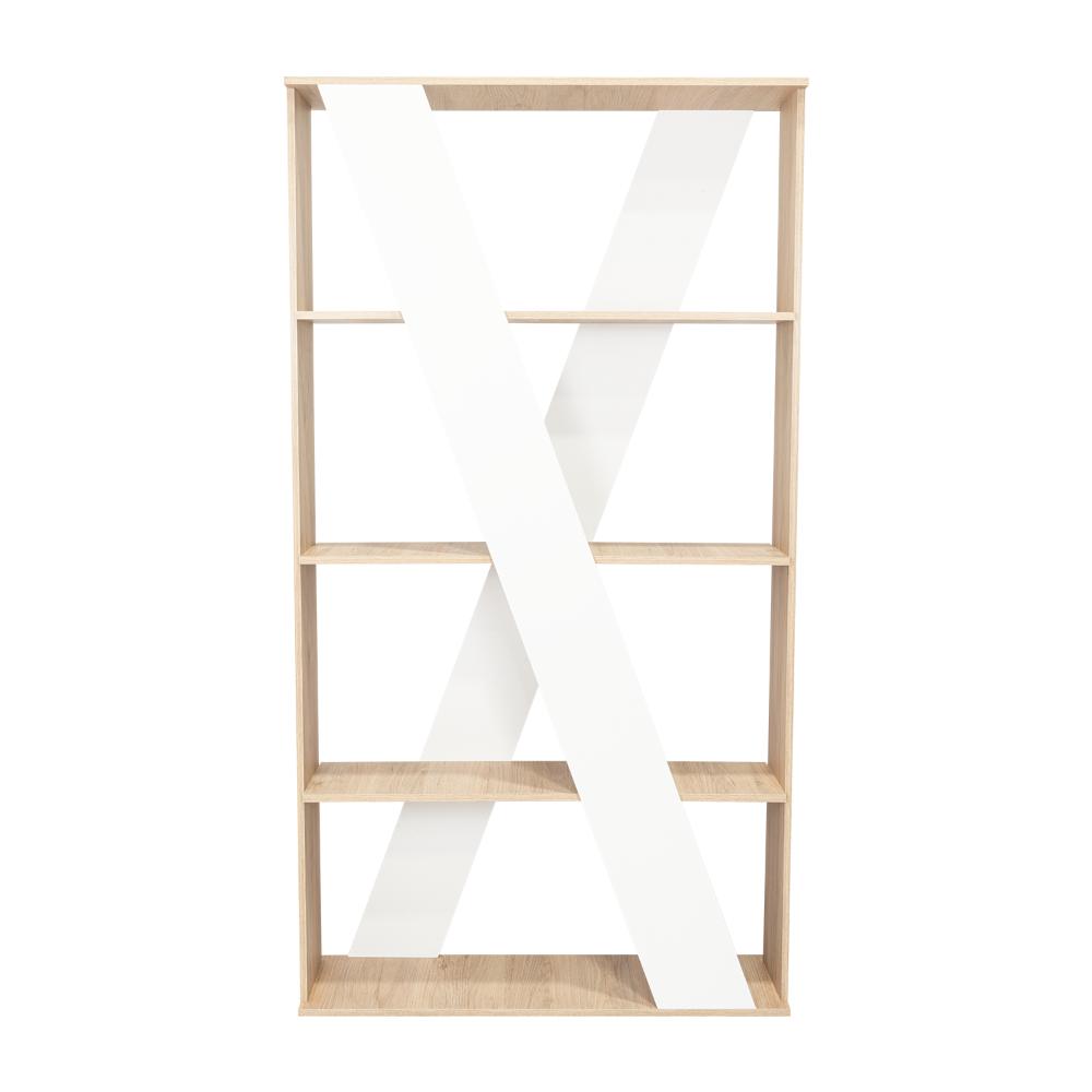 Divisor Ascher, Beige y Blanco, con Tres Entrepaños