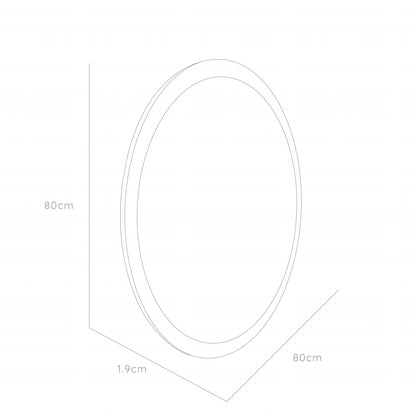 Espejo Ary, con Forma Circular