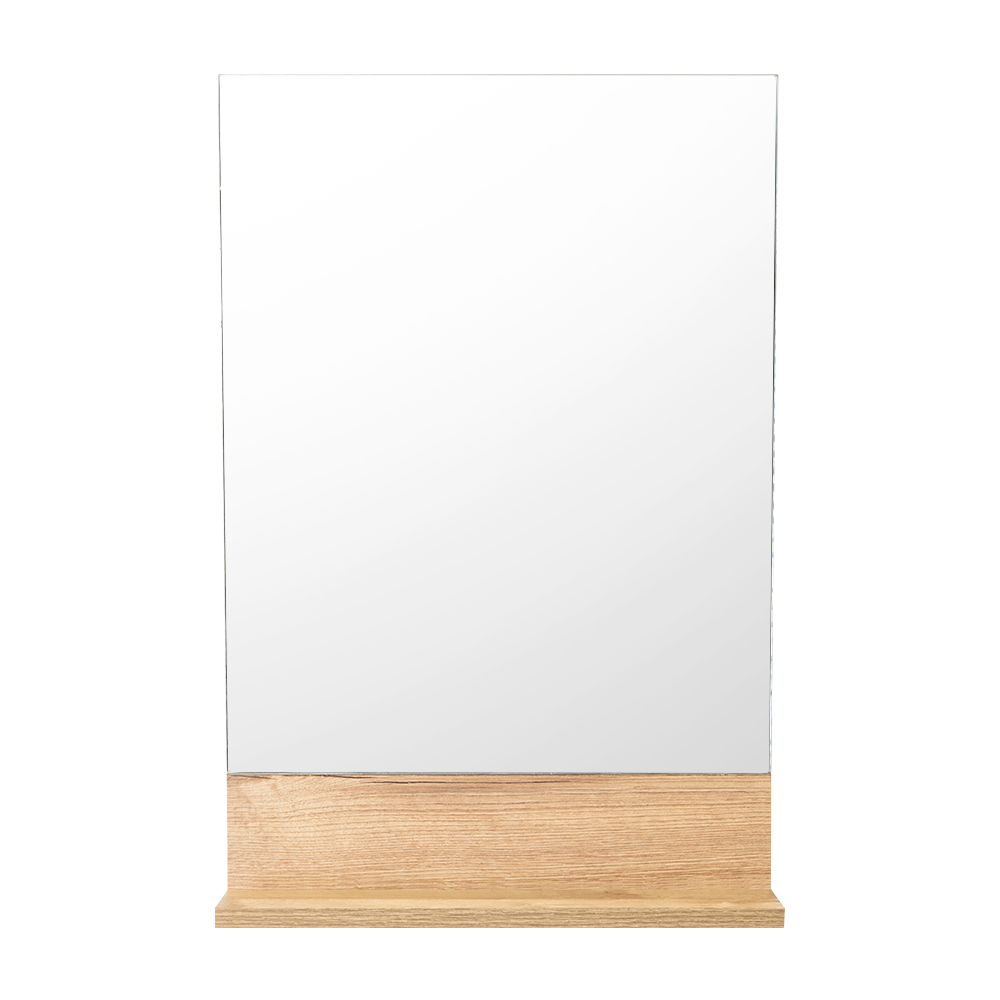 Espejo Lilo Rectangular Repisa De Madera