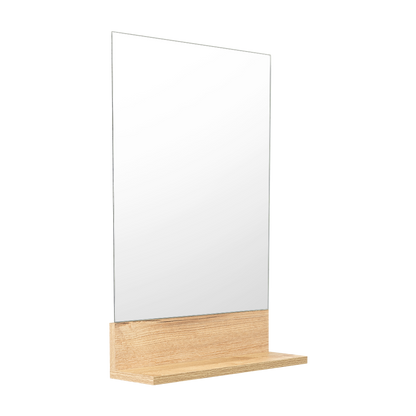 Espejo Lilo Rectangular Repisa De Madera (vista 4)