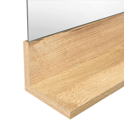Espejo Lilo Rectangular Repisa De Madera (vista 7)