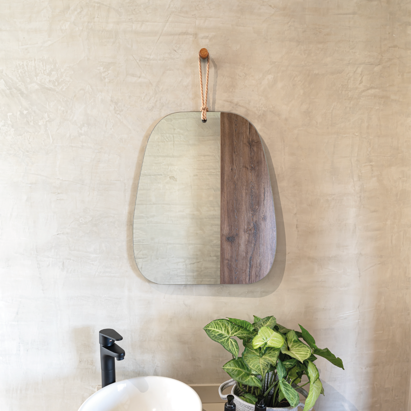 Espejo Carin Rectangular Lazo Decorativo