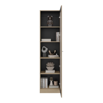 Estante Vitrina E6 Home E Una Puerta - 1c