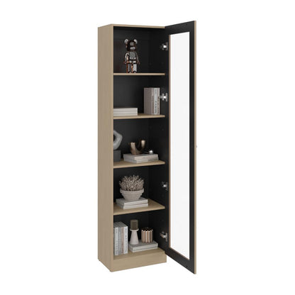 Estante Vitrina E6 Home E Una Puerta - 1c