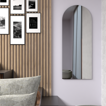 Espejo Florencia Rectangular, Superior Circular