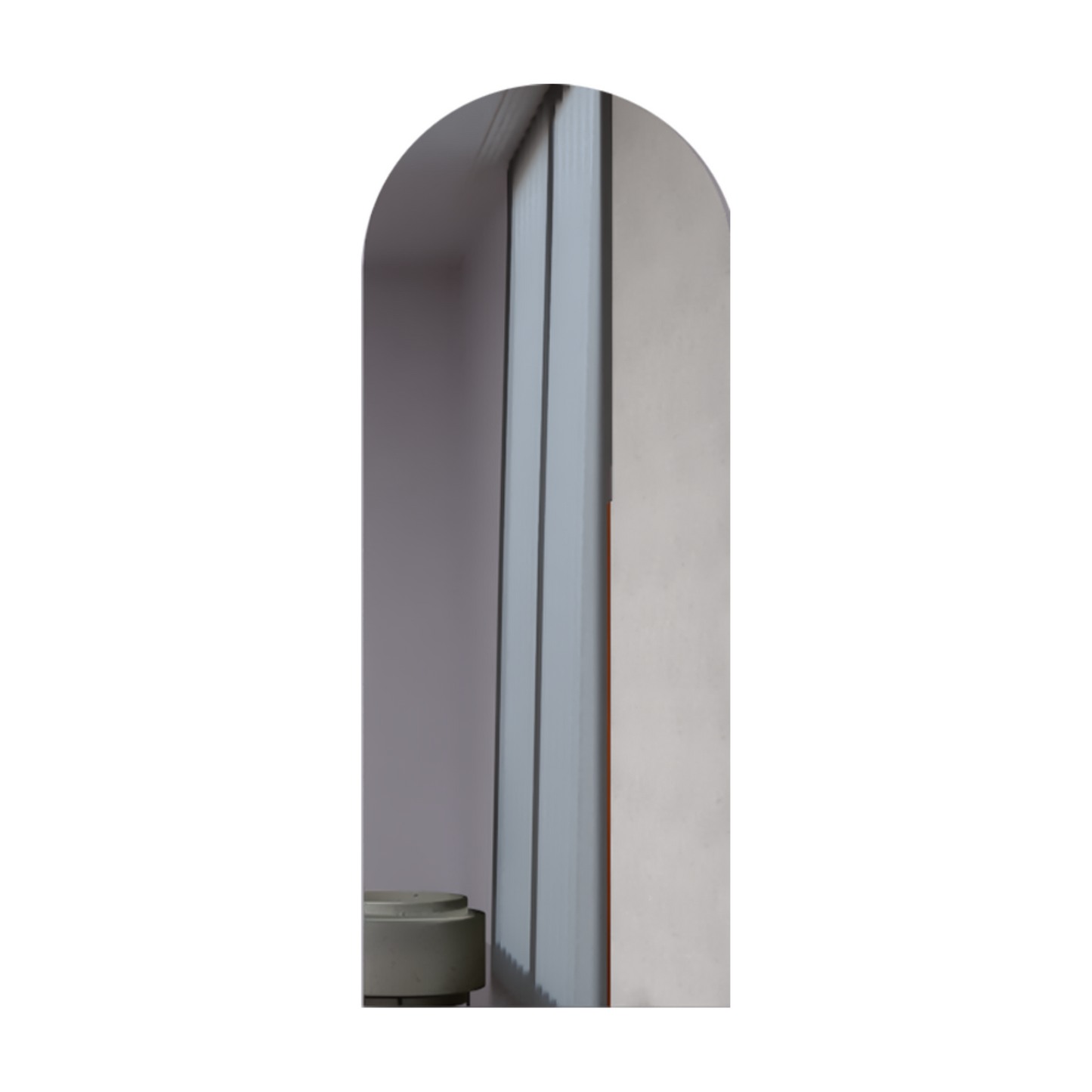 Espejo Florencia Rectangular, Superior Circular