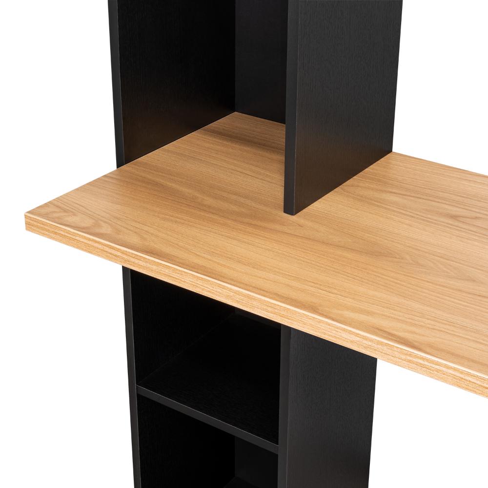 Escritorio Con Biblioteca Aston, Fresno/Wengue (vista 6)