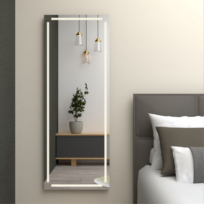 Espejo Lugo Rectangular, Sandblasting Diseño Marco