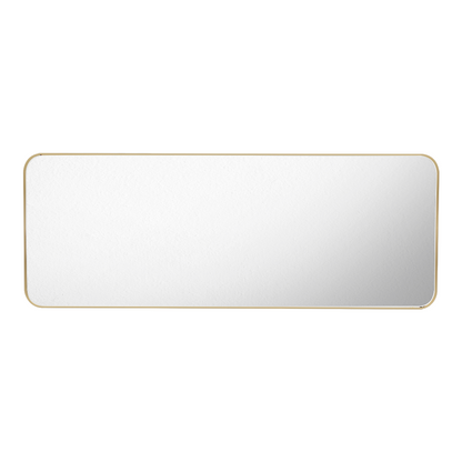 Espejo Rectangular Loky Marco Metalico Dorado (vista 3)