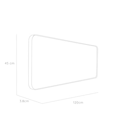 Espejo Loky Rectangular, Marco Metalico