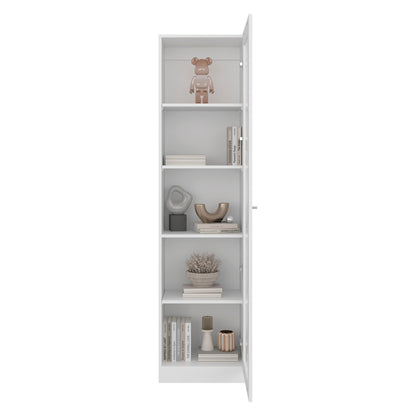 Estante Vitrina E6 Home E Una Puerta, Blanco (vista 4)