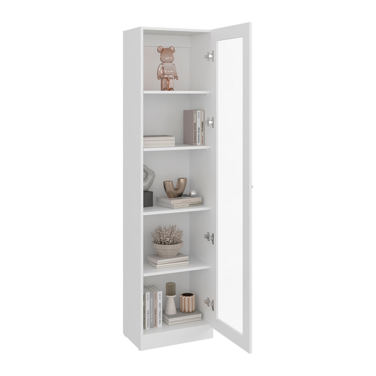Estante Vitrina E6 Home E Una Puerta, Blanco (vista 6)