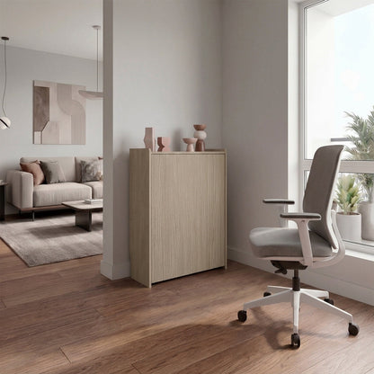 Escritorio Plegable Lesli, Cartagena, con un Diseño Funcional y Práctico