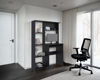 Escritorio Con Biblioteca Alden Eco, Wengue