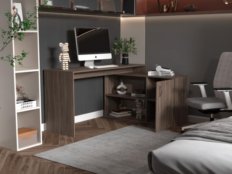 Escritorio En L Axis, Milan, con Una Puerta Batiente (vista 6)