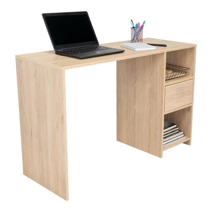 Escritorio Recto Office W-110 Un Cajon, Rovere (vista 3)