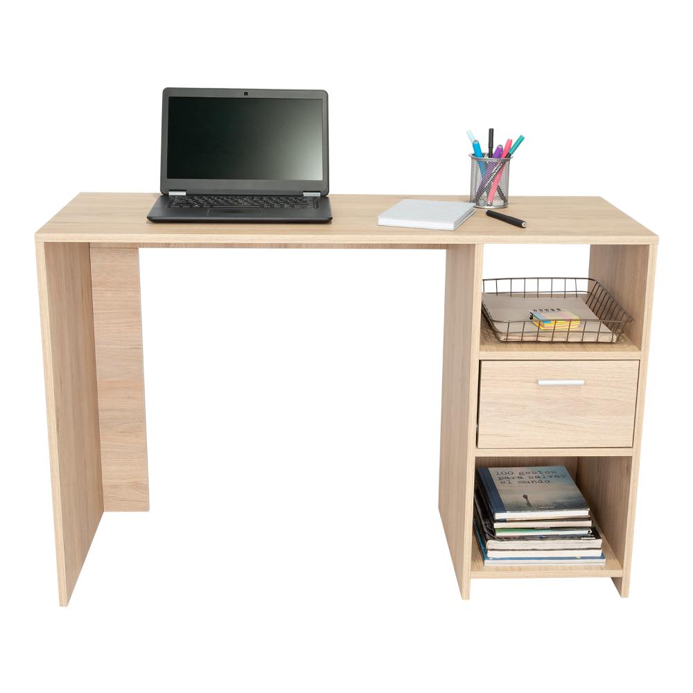 Escritorio Recto Office W-110 Un Cajon, Rovere (vista 5)