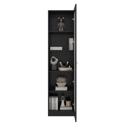Estante Vitrina E6 Home E Una Puerta, Wengue
