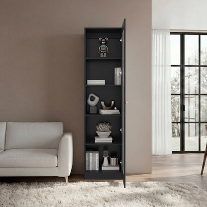 Estante Vitrina E6 Home E Una Puerta, Wengue (vista 2)