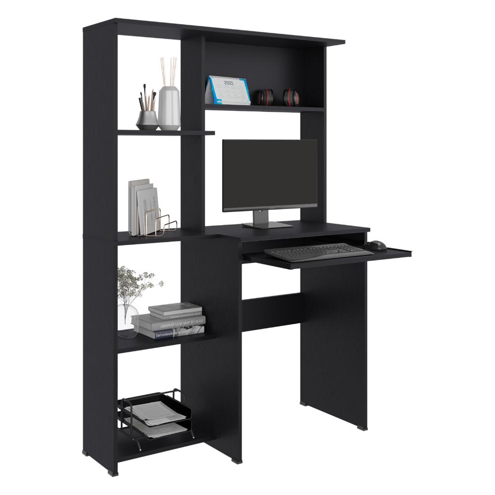 Escritorio Con Biblioteca Alden Eco, Wengue (vista 4)