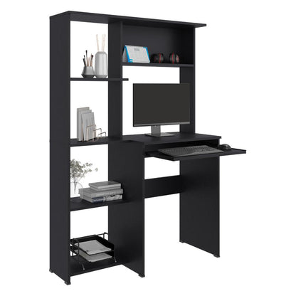 Escritorio Con Biblioteca Alden Eco, Wengue (vista 4)