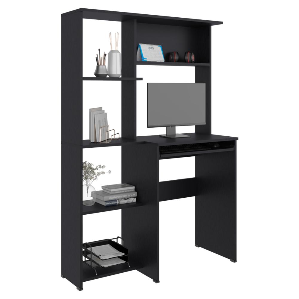 Escritorio Con Biblioteca Alden Eco, Wengue (vista 3)
