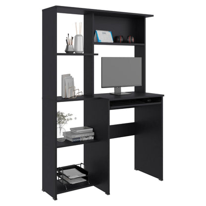 Escritorio Con Biblioteca Alden Eco, Wengue (vista 3)