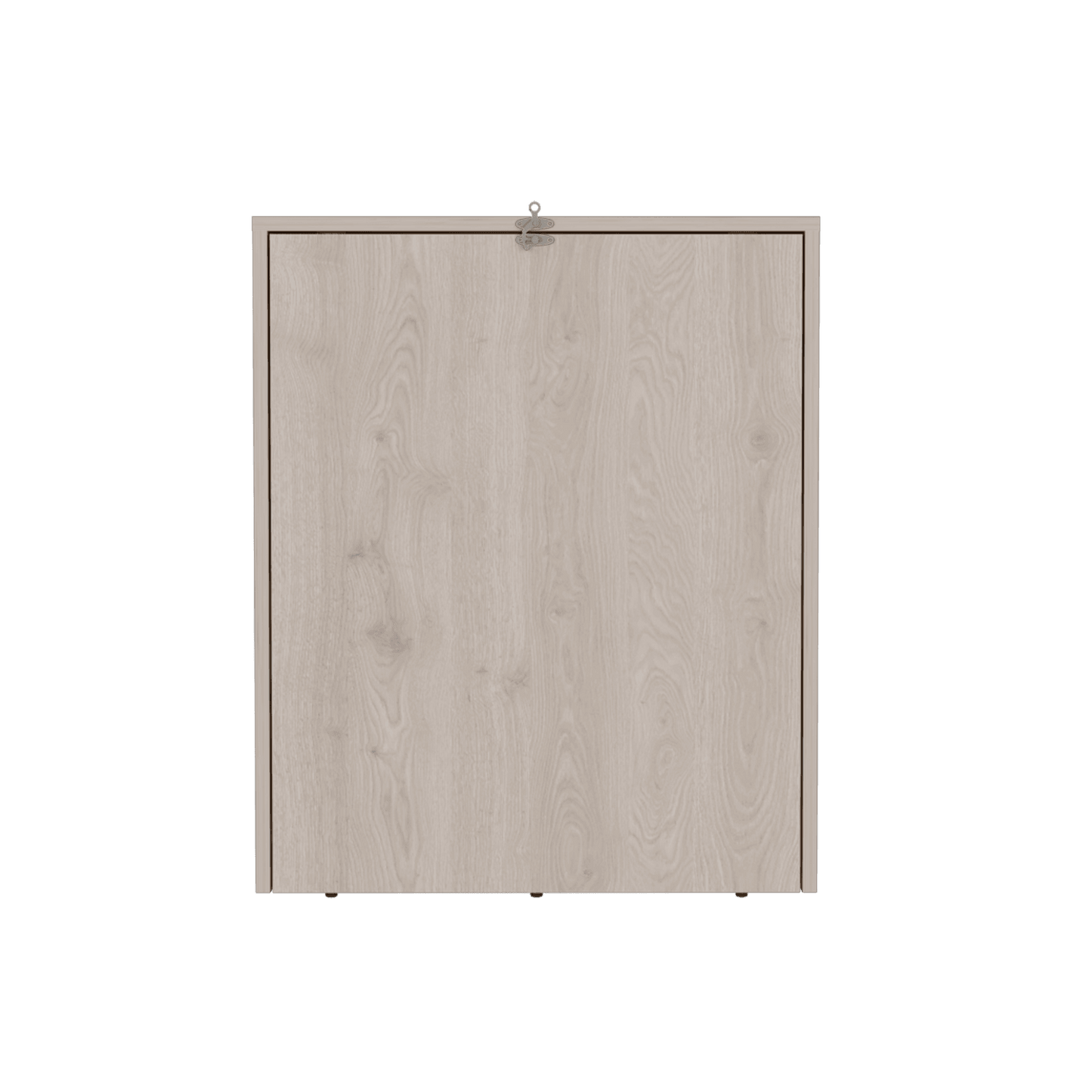 Escritorio Plegable Kaplan Ceniza,  moderno Ahorrador de espacio