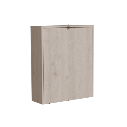 Escritorio Plegable Kaplan Ceniza,  moderno Ahorrador de espacio