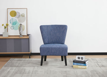 Poltrona Grecia Color Azul Para Sala De Estar