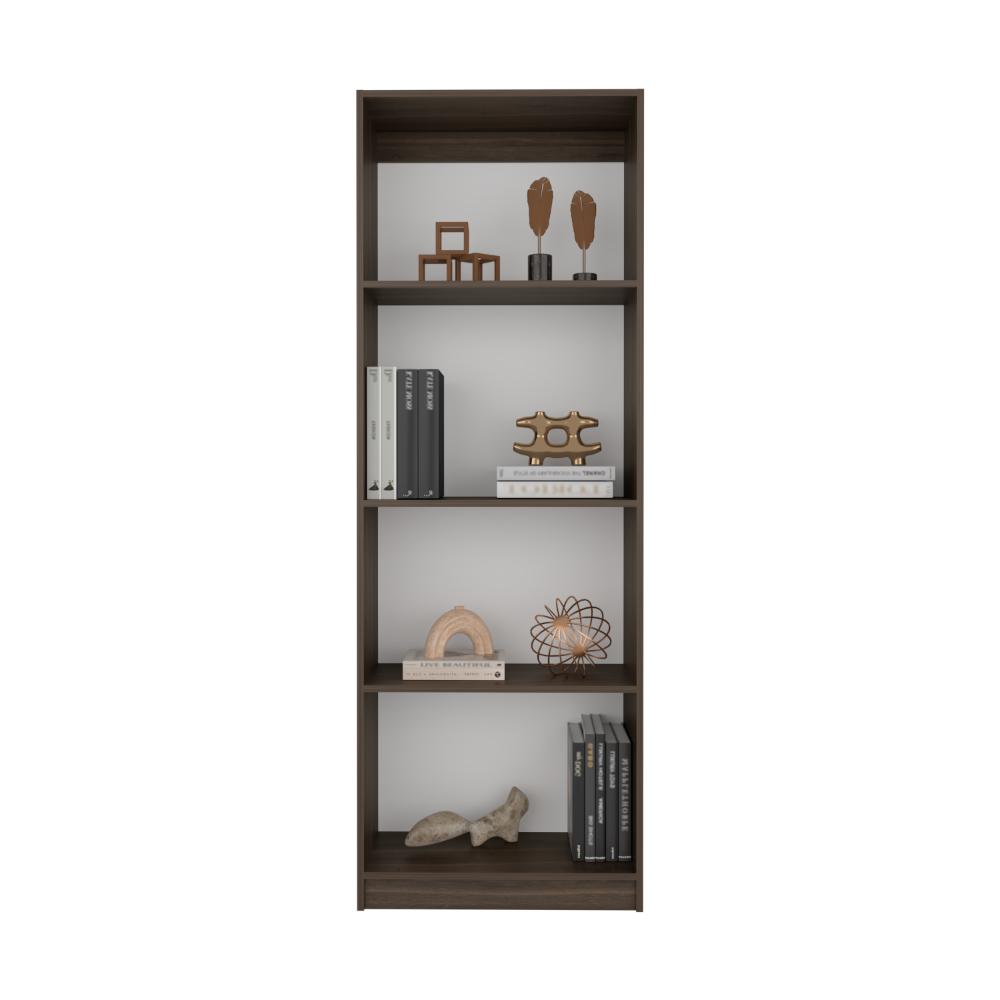 Biblioteca Home Estante E1, Milan y Blanco Duqueza, con Cuatro Entrepaños