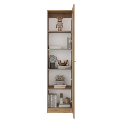 Estante Vitrina E6 Home E Una Puerta, Macadamia