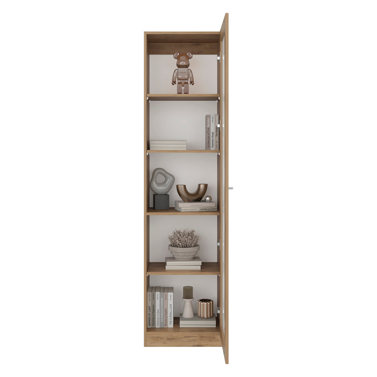 Estante Vitrina E6 Home E Una Puerta, Macadamia (vista 4)