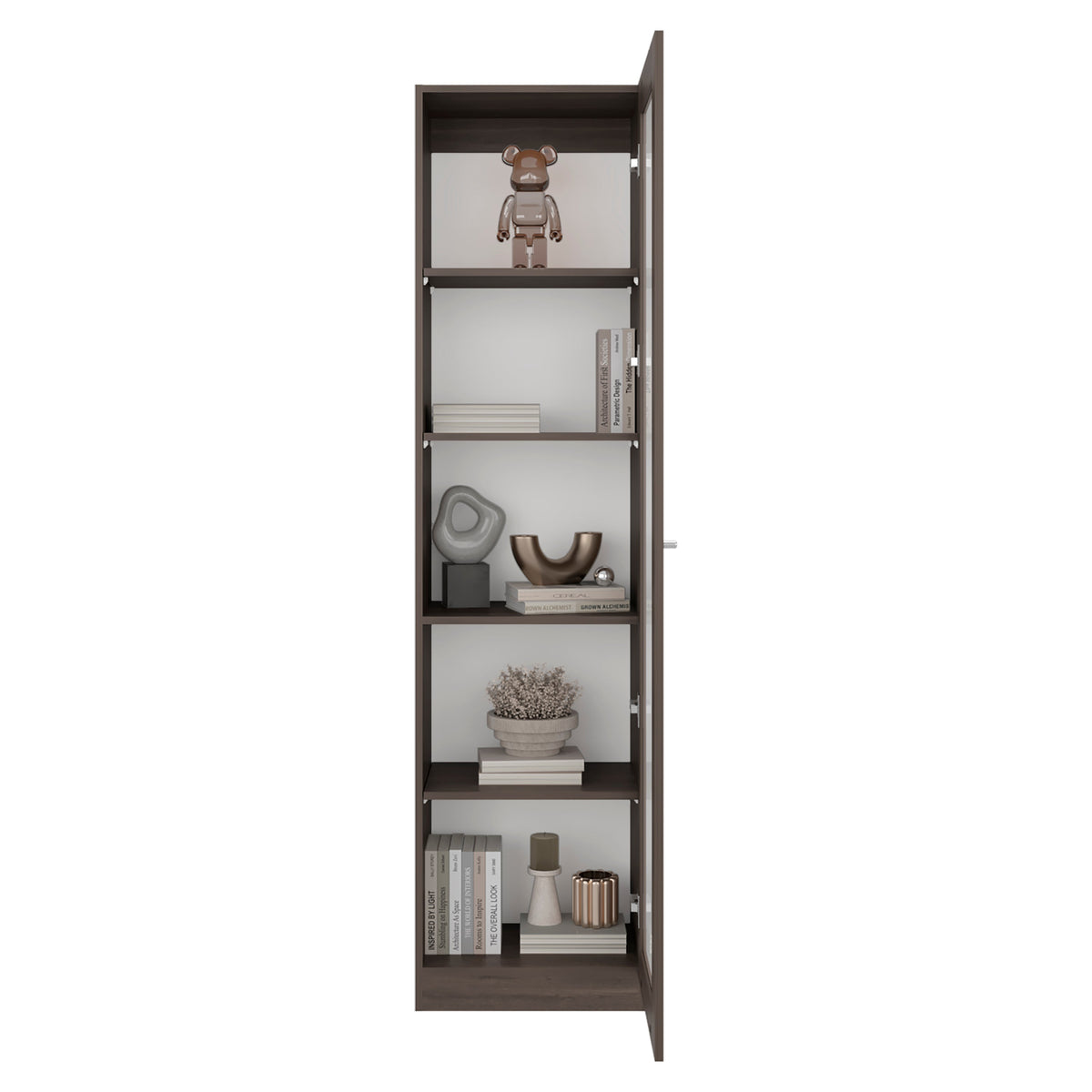 Estante Vitrina E6 Home E Una Puerta, Milan y Blanco (vista 4)