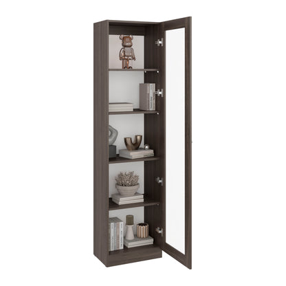Estante Vitrina E6 Home E Una Puerta, Milan y Blanco