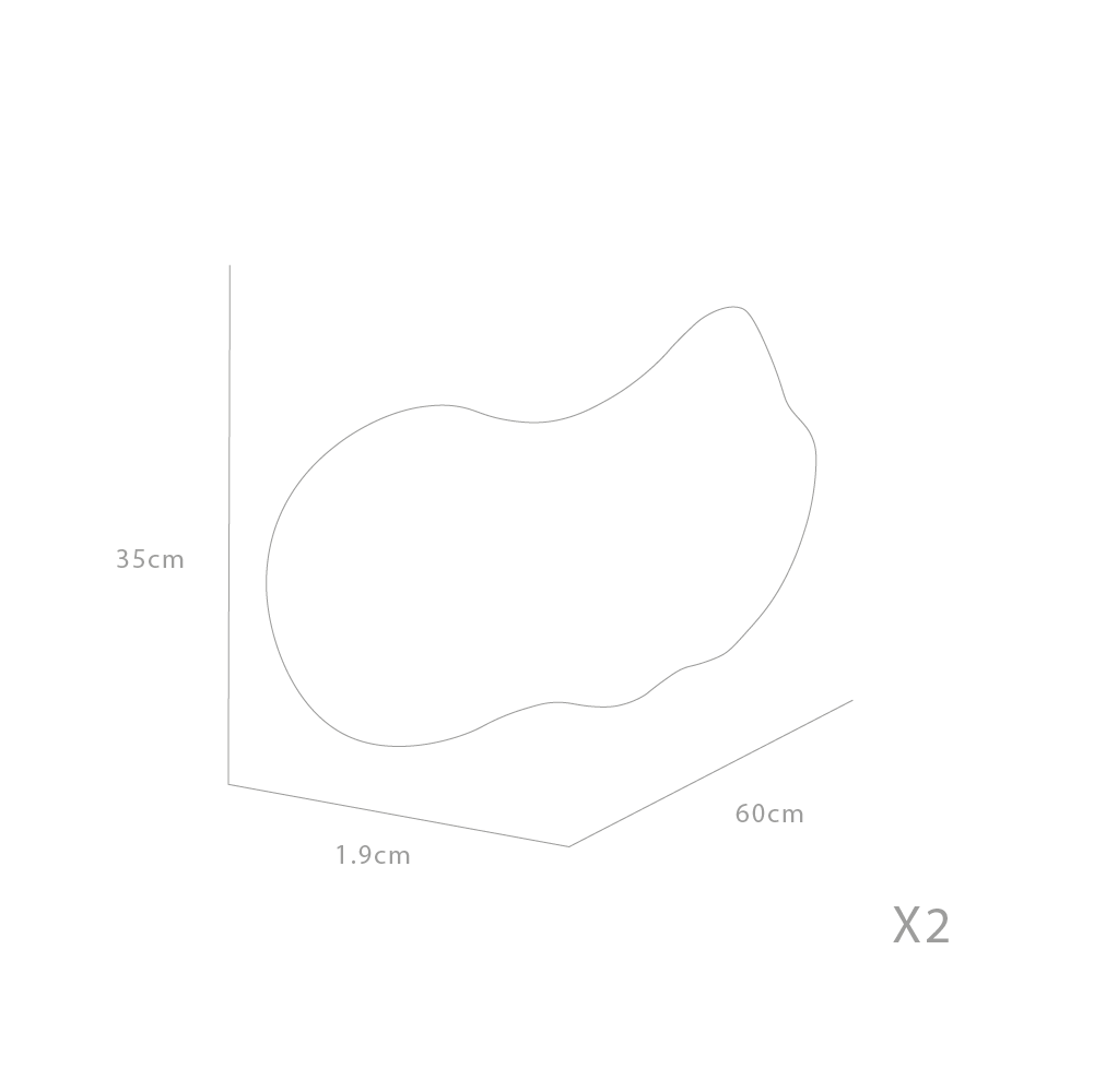 Espejo Nova, Diseño Irregular