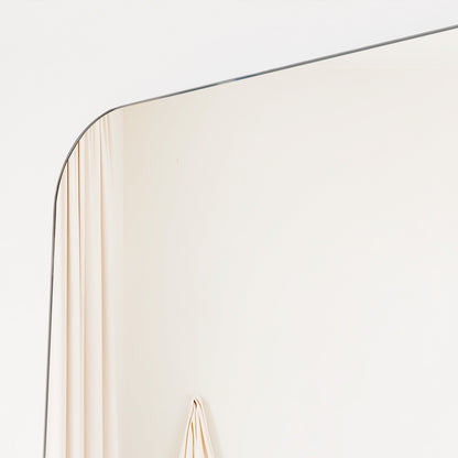 Espejo Rectangular Con Bordes Redondeados, FM Furniture