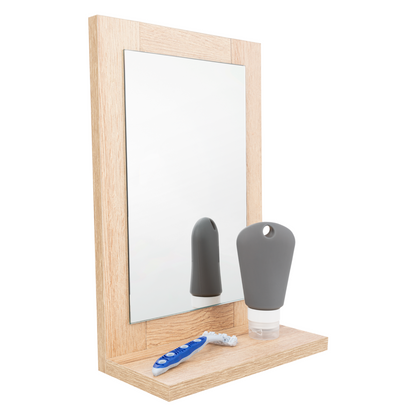 Espejo Shaver, Con Marco Y Repisa