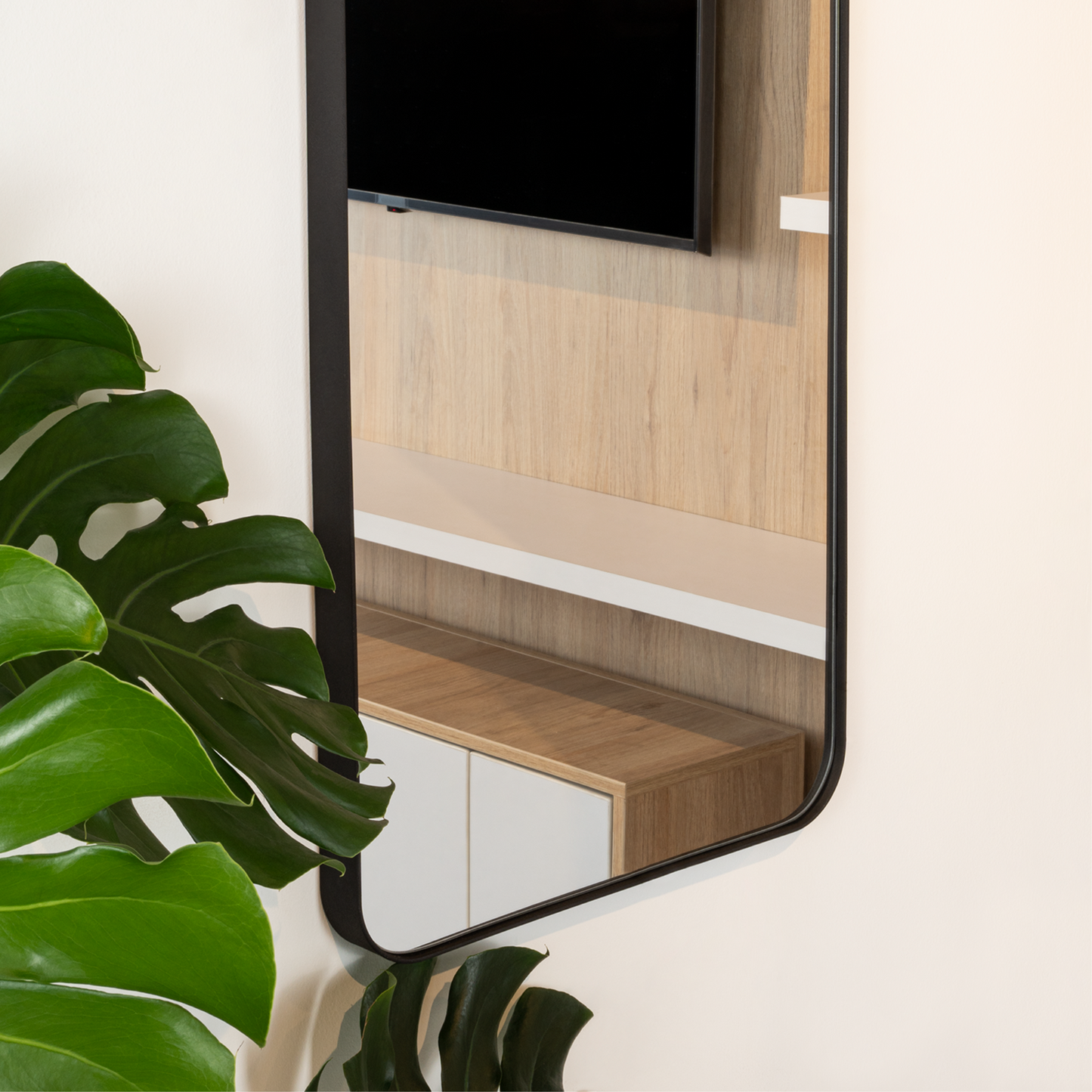 Espejo Sussy Rectangular, Marco Metalico