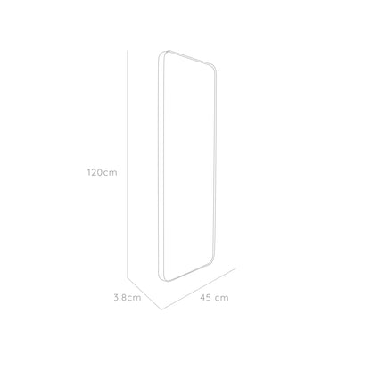 Espejo Sussy Rectangular, Marco Metalico