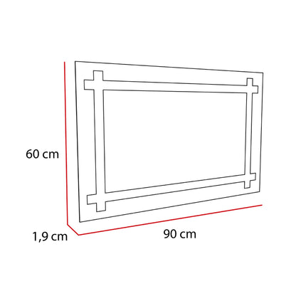 Espejo Rectangular 59, FM Furniture
