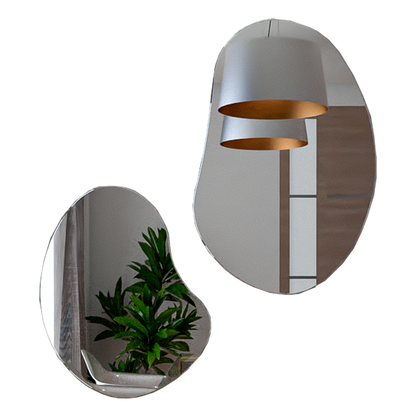 Set Dos Espejos Forma Irregular Fm 022