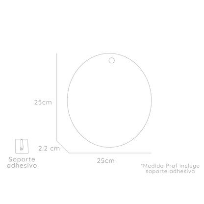 Espejo Terra Circular