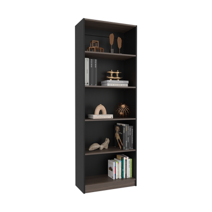 Estante Cuatro Repisas Home E3, Wengue Y Milan