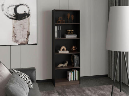 Estante Cuatro Repisas Home E3, Wengue Y Milan